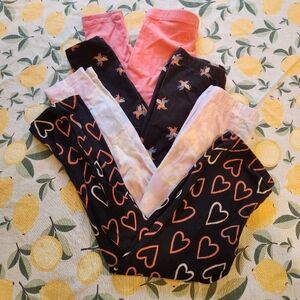 Set Of Girls Leggings, Small